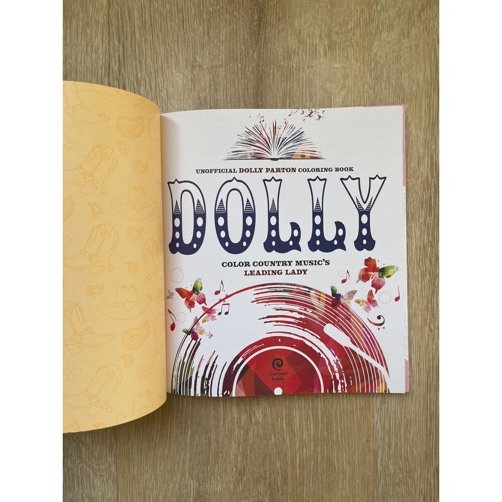 New! Dolly Parton Coloring Book With More Than 100 Pages to Colora - Picture 3 of 6